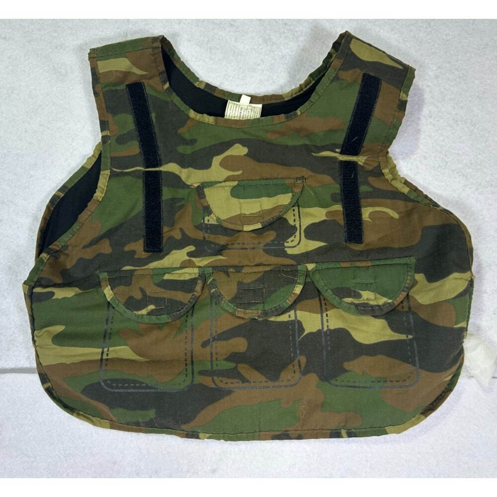 Camouflage Army Soldier Costume Vest Child Tactical Halloween Military